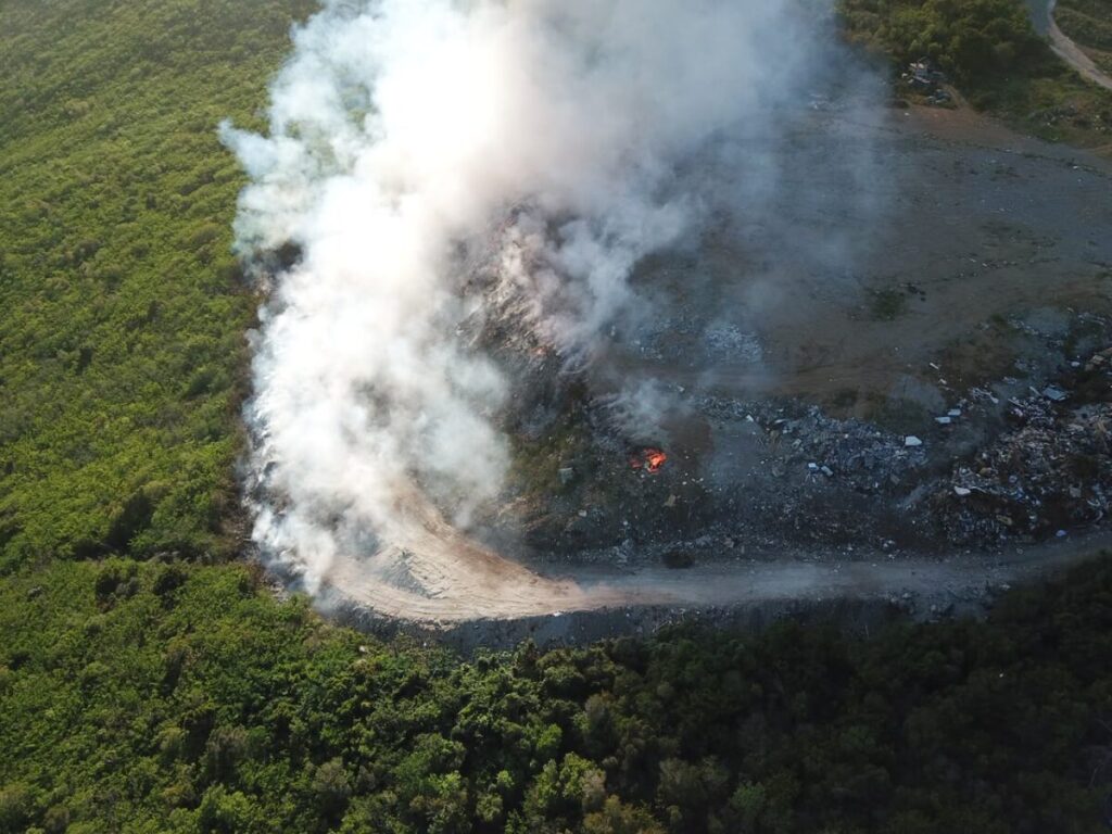 Virgin Gorda dumpsite closed as fire continues to burn